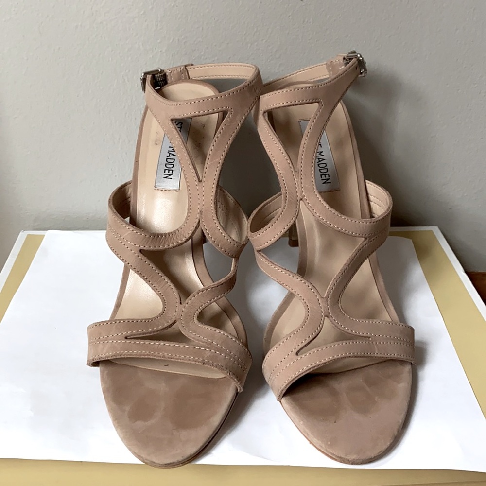 Steve Madden Strappy Nude Heels